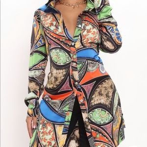 COPY - Oversize satin shirt